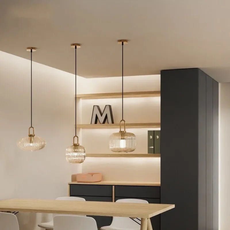 Nordic Japanese Glass Pendant Light - Decorbites