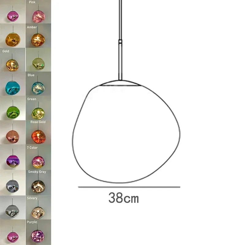 Nordic Lava Acrylic Pendant Light - Decorbites