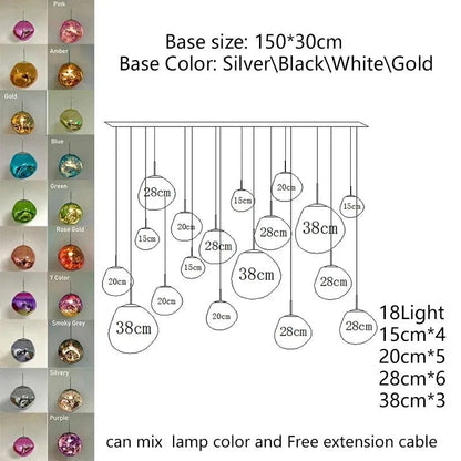 Nordic Lava Acrylic Pendant Light - Decorbites