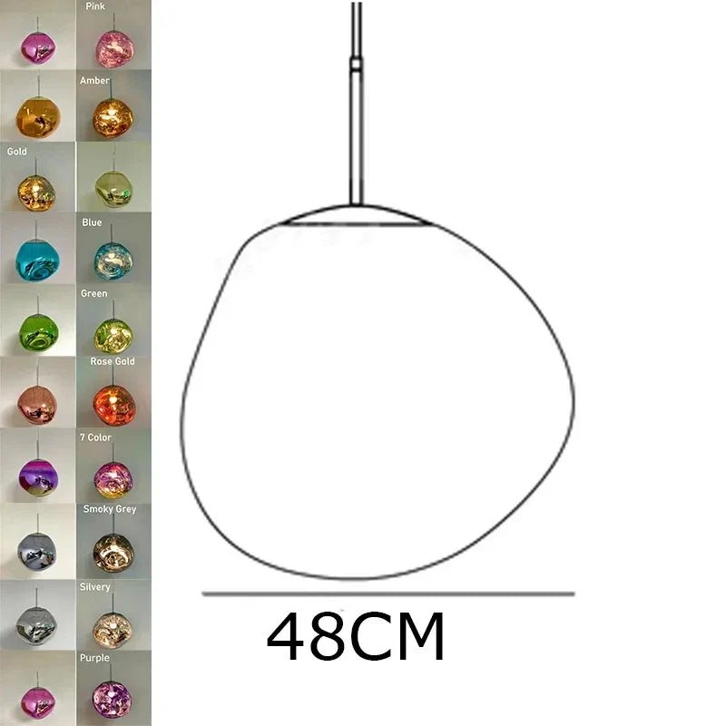 Nordic Lava Acrylic Pendant Light - Decorbites