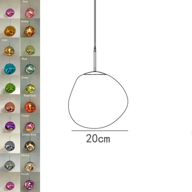 Nordic Lava Acrylic Pendant Light - Decorbites