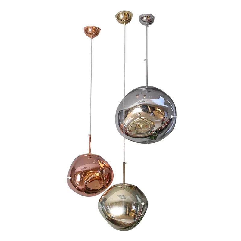 Nordic Lava Pendant Light in Plated PVC Finish - Decorbites