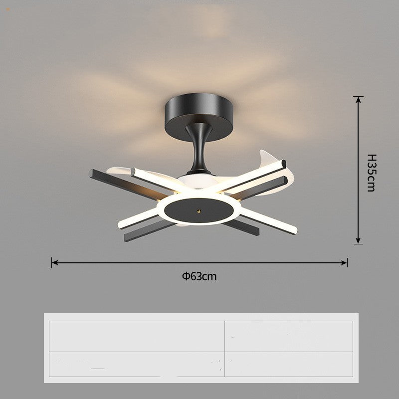 Iron Nordic Fan Lamp