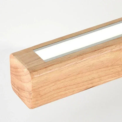 Nordic Linear Wood LED Pendant Light - Decorbites
