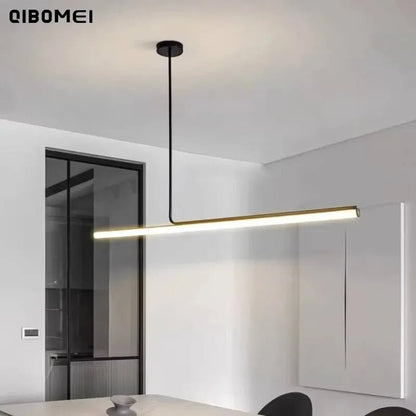 Nordic Long Strip Metal Pendant Light - Decorbites