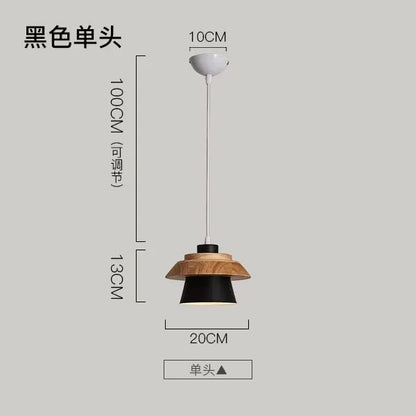 Nordic Macaron Wood Pendant Light - Decorbites
