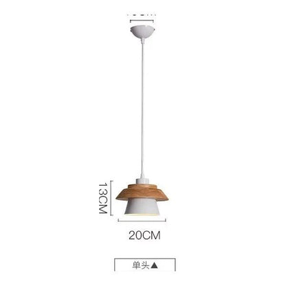 Nordic Macaron Wood Pendant Light - Decorbites