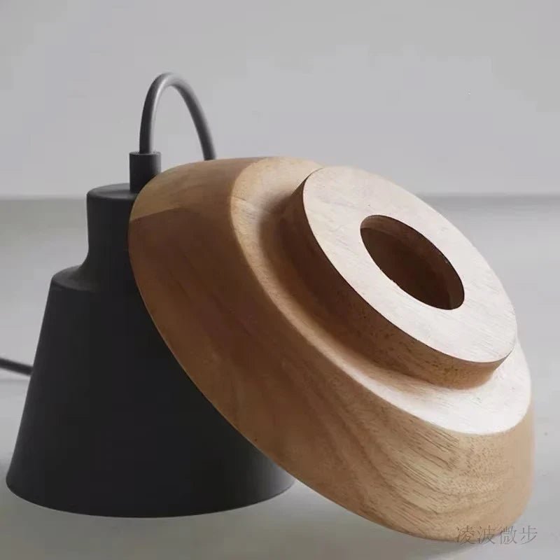 Nordic Macaron Wood Pendant Light - Decorbites