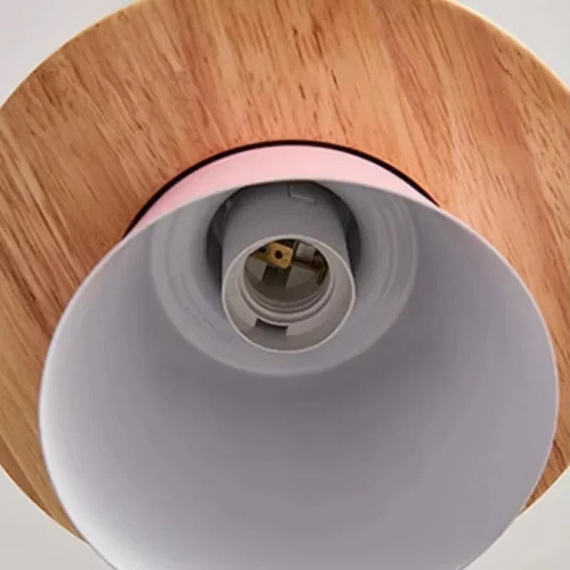 Nordic Macaron Wood Pendant Light - Decorbites