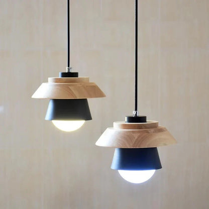 Nordic Macaron Wood Pendant Light - Decorbites