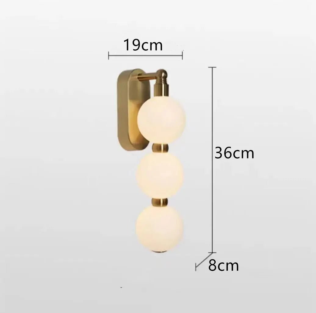 Nordic Magic Bean Round Gold Pendant Light - Decorbites