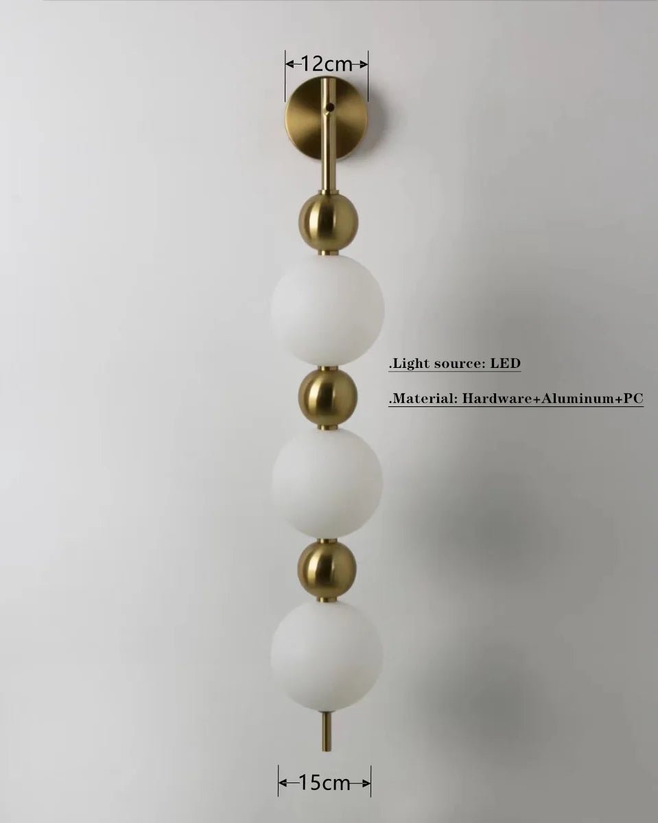 Nordic Magic Bean Round Gold Pendant Light - Decorbites
