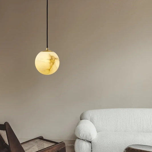 Nordic Marble Bedside Pendant Light - Decorbites