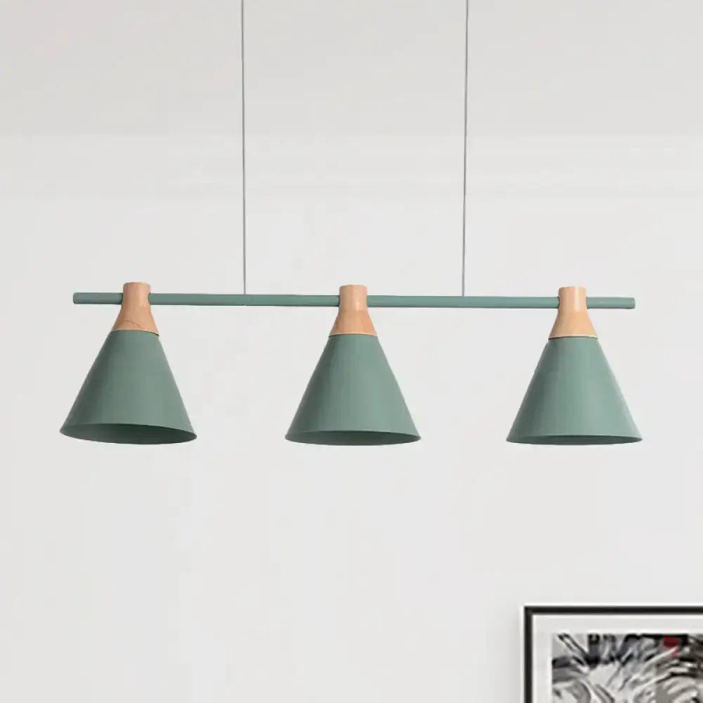 Modern teal pendant light from decorbites nordic metal chandelier with wooden accents for kitchen island lighting