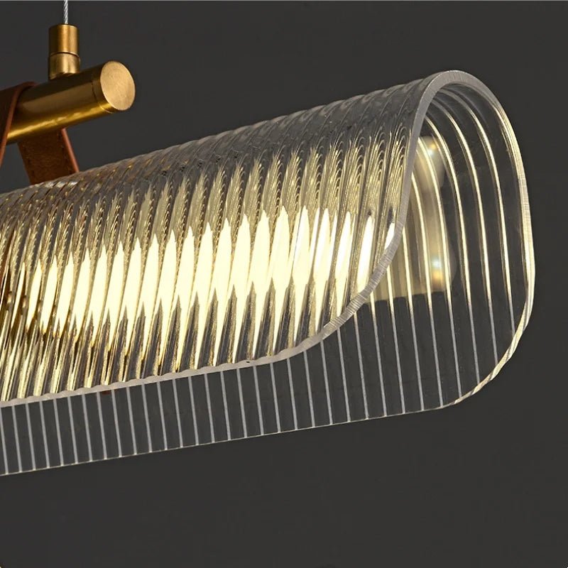 Nordic Minimalist Acrylic Strip Pendant Light - Decorbites