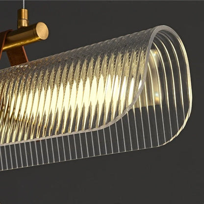 Nordic Minimalist Acrylic Strip Pendant Light - Decorbites