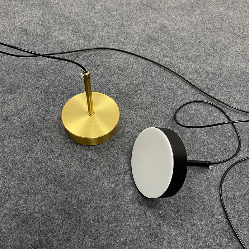 Nordic Minimalist Black Brass Pendant Light - Decorbites