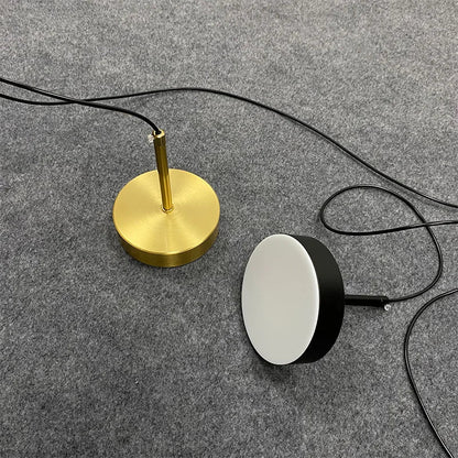 Nordic Minimalist Black Brass Pendant Light - Decorbites