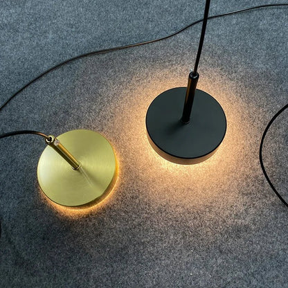 Nordic Minimalist Black Brass Pendant Light - Decorbites