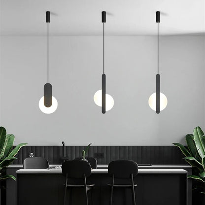 Nordic Minimalist Metal Bedside Pendant Light - Decorbites