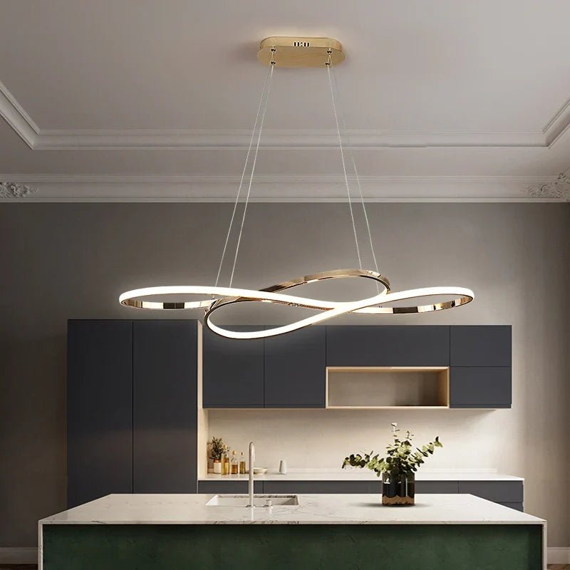 Nordic Minimalist Metal Pendant Light Chandelier - Decorbites