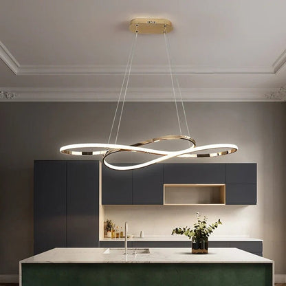 Nordic Minimalist Metal Pendant Light Chandelier - Decorbites