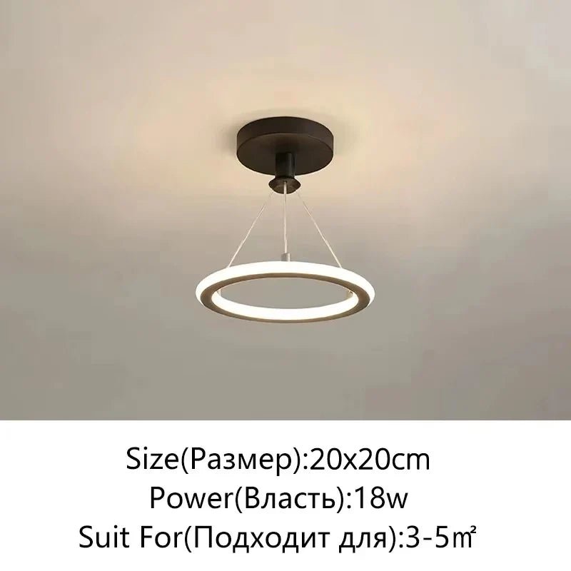 Nordic Minimalist Metal Pendant Light Chandelier - Decorbites