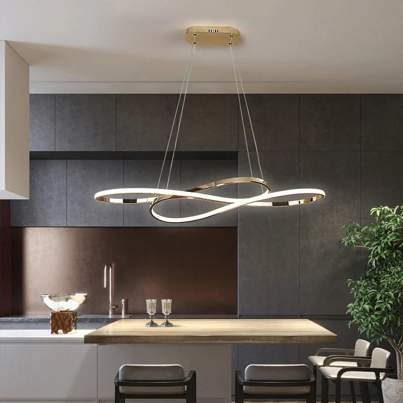 Nordic Minimalist Metal Pendant Light Chandelier - Decorbites