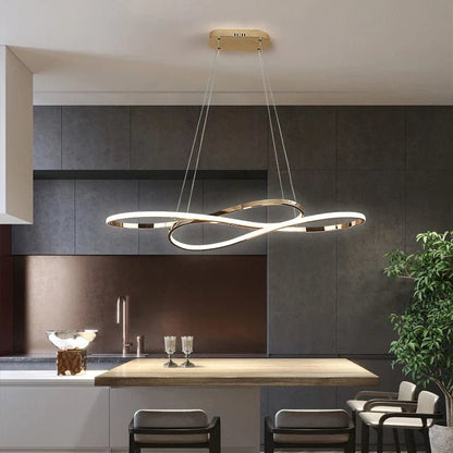 Nordic Minimalist Metal Pendant Light Chandelier - Decorbites