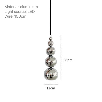 Nordic Modern Bedroom Bedside Multi Ball Pendant Lamp Creative Living Room Restaurant Bar Kitchen Gourd Hanging Lights Lighting - Decorbites