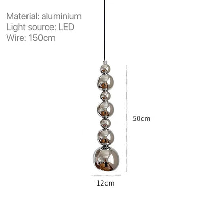 Nordic Modern Bedroom Bedside Multi Ball Pendant Lamp Creative Living Room Restaurant Bar Kitchen Gourd Hanging Lights Lighting - Decorbites
