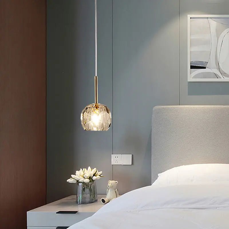 Nordic Modern Crystal Accent Pendant Light - Decorbites