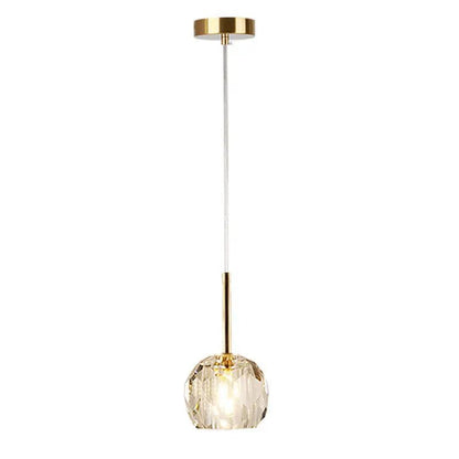 Nordic Modern Crystal Accent Pendant Light - Decorbites
