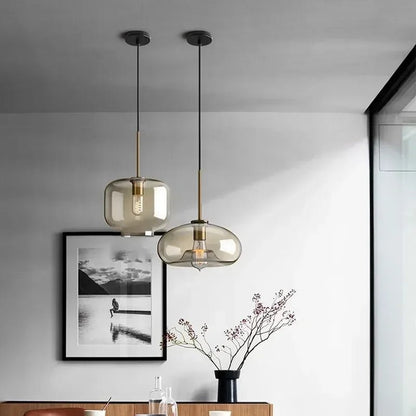 Nordic Multi-Head Glass Pendant Chandelier - Decorbites