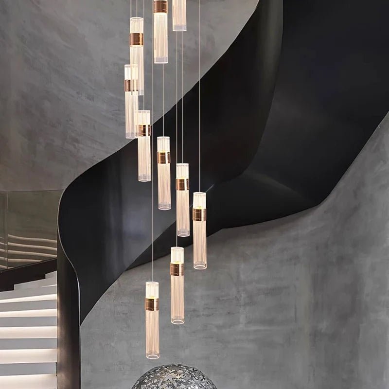 Nordic Multi-Light Iron And Acrylic Pendant Light - Decorbites