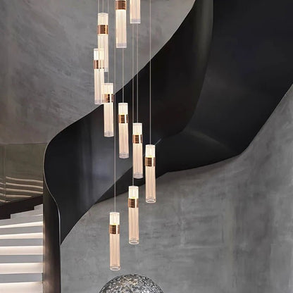 Nordic Multi-Light Iron And Acrylic Pendant Light - Decorbites