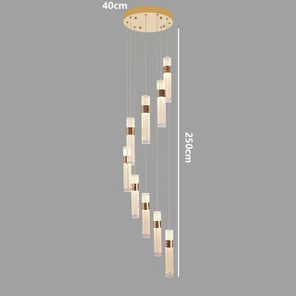 Nordic Multi-Light Iron And Acrylic Pendant Light - Decorbites