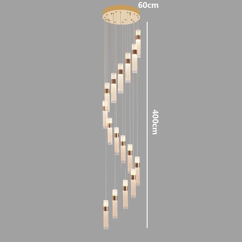 Nordic Multi-Light Iron And Acrylic Pendant Light - Decorbites
