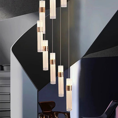 Nordic Multi-Light Iron And Acrylic Pendant Light - Decorbites