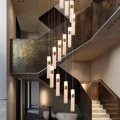 Nordic Multi-Light Iron And Acrylic Pendant Light - Decorbites