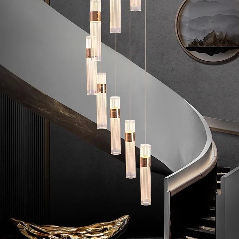 Nordic Multi-Light Iron And Acrylic Pendant Light - Decorbites