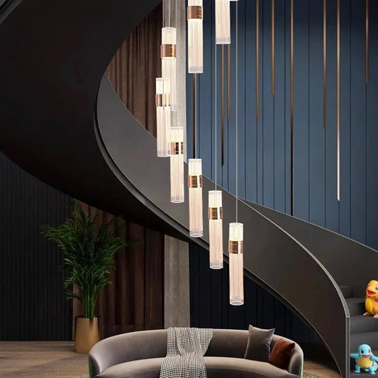 Nordic Multi-Light Iron And Acrylic Pendant Light - Decorbites