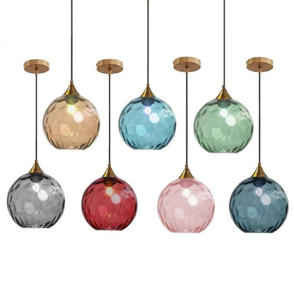 Nordic Ripple Glass Longline Pendant Light - Decorbites