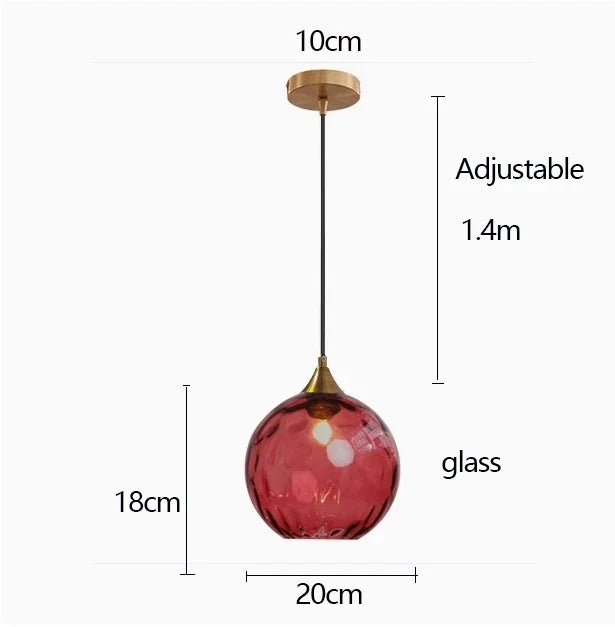 Nordic Ripple Glass Longline Pendant Light - Decorbites
