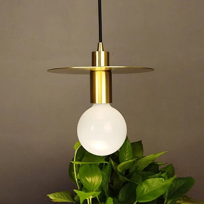 Nordic Simplicity E27 LED chandelier lamp golden small Pendant Lights for study room bedroom bedside loft illumination fixture - Decorbites