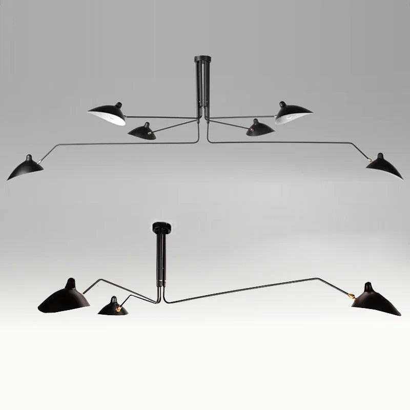 Nordic Spider Multi-Head Metal Pendant Light - Decorbites
