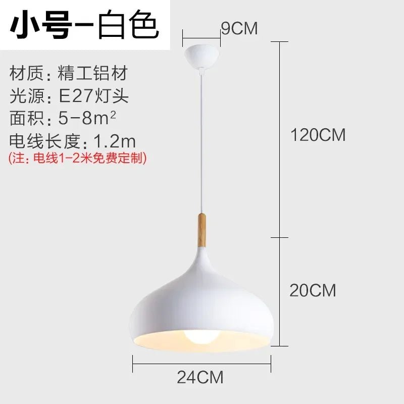 Nordic Stainless Steel Creative Pendant Light - Decorbites