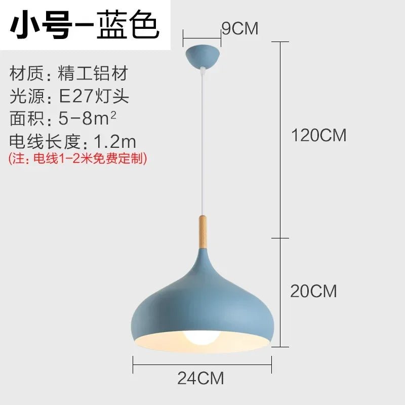 Nordic Stainless Steel Creative Pendant Light - Decorbites
