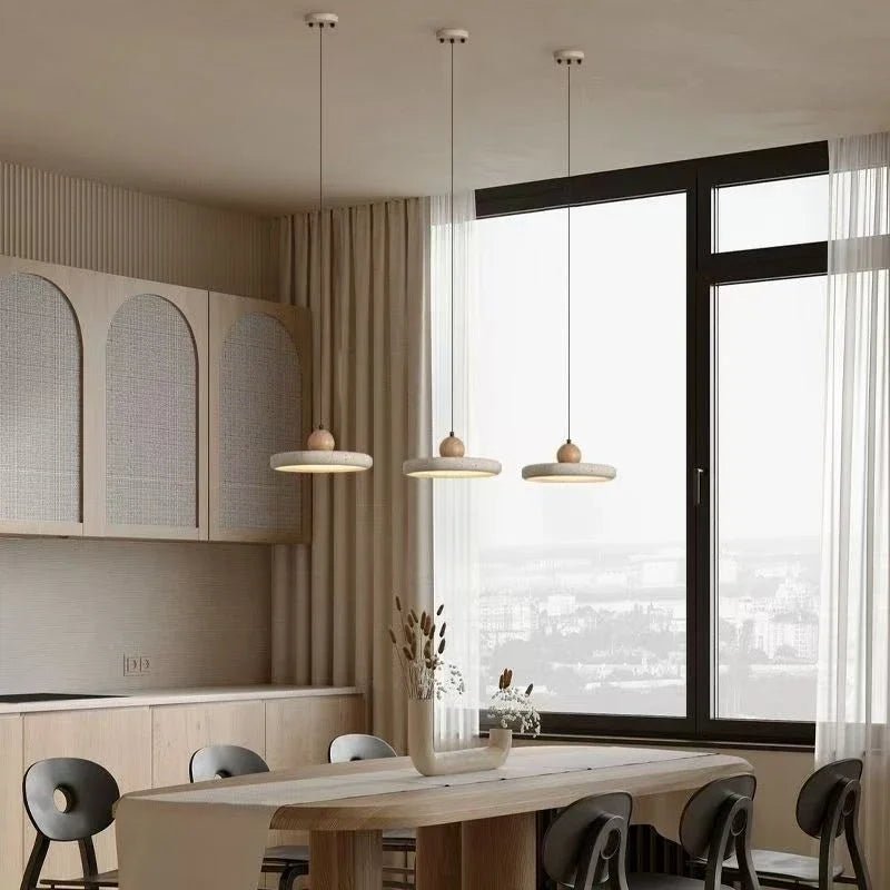 Nordic Travertine Stone Pendant Light - Decorbites