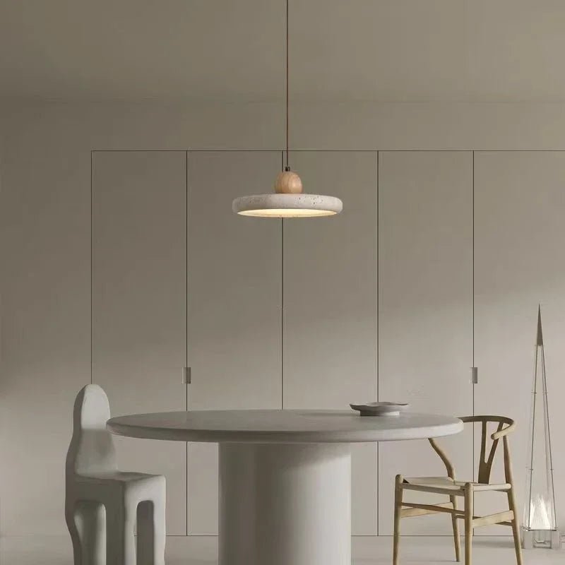 Nordic Travertine Stone Pendant Light - Decorbites